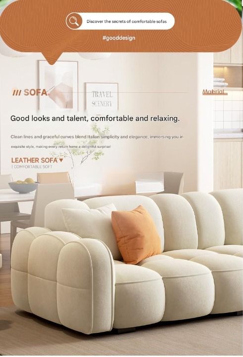 Luxury Bubble Tufted Sofa