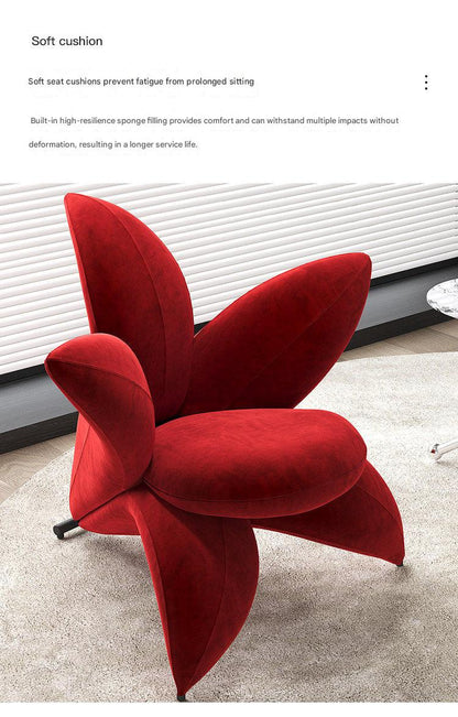 Luxury Lily Flower Sofa Chair