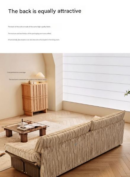 Vintage Fabric Sofa with Removable Covers
