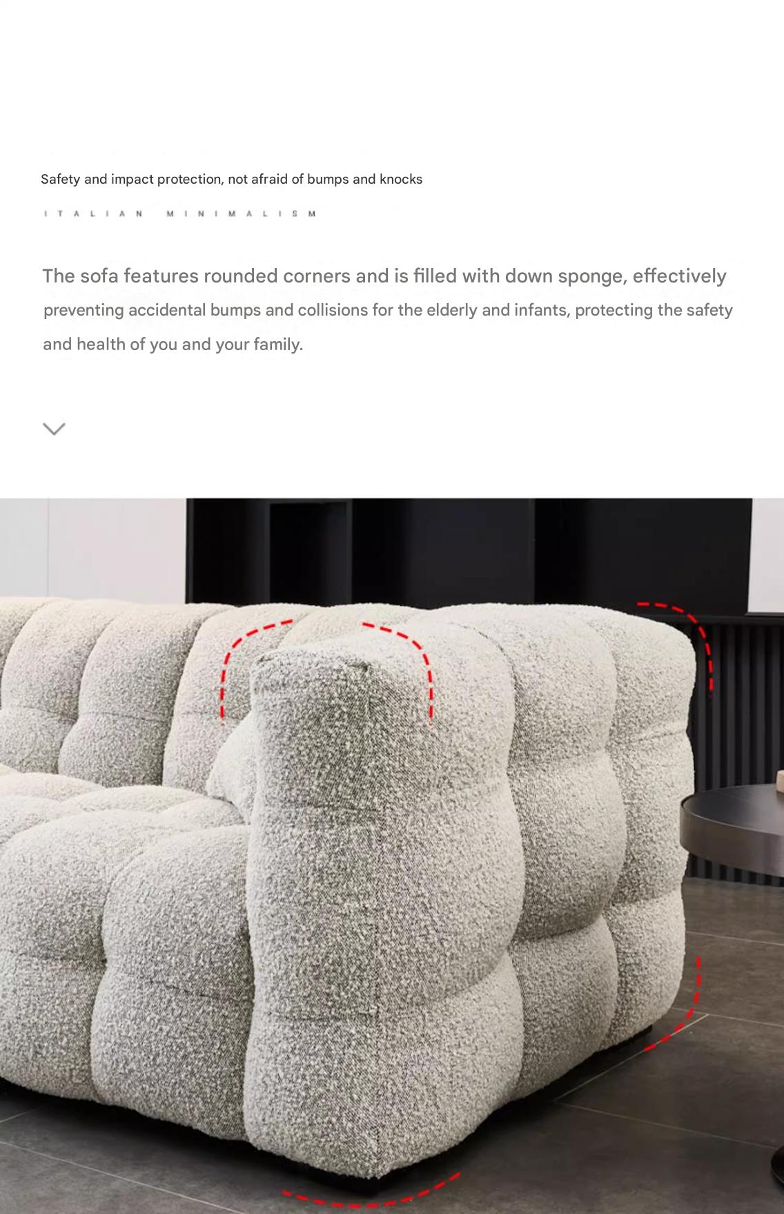 Luxury French Lambswool Sofa