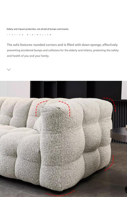 Luxury French Lambswool Sofa