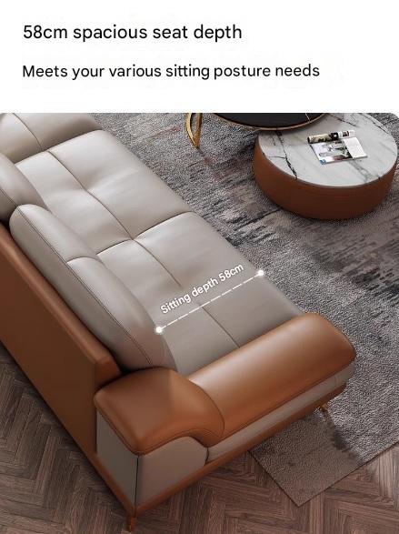 Italian Luxury Leather Sofa