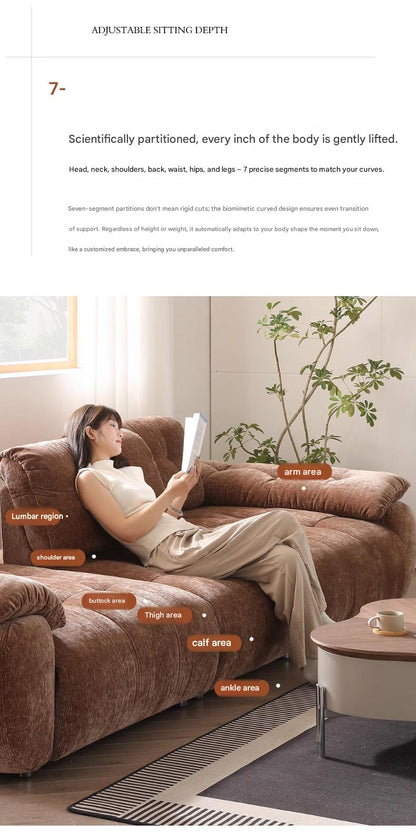 Premium Modern Adjustable Sofa with High Backrest Multi Seat