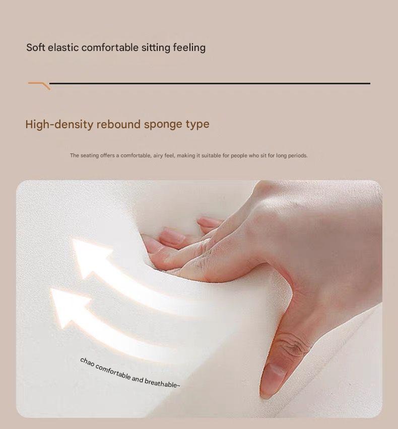 Modern Curved Foldable Fabric Sofa