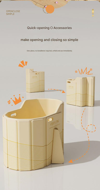 Portable Foldable Bathtub
