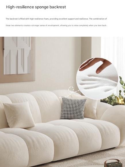Luxury L-Shape Sectional Sofa with Chaise Lounge