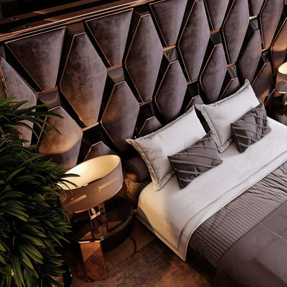 Italian Luxury Wide Screen Double Bed