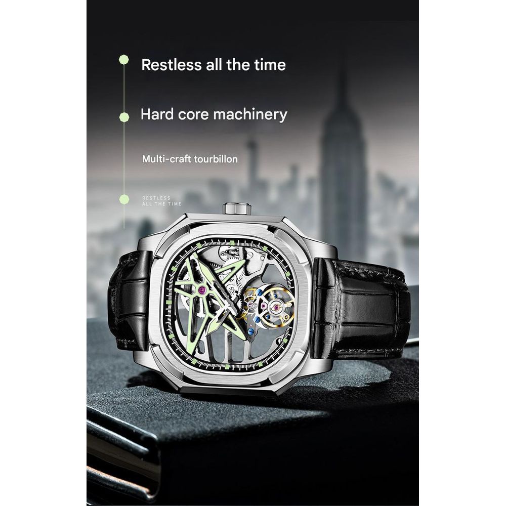 AESOP Square Luminous Mechanical Watch 5