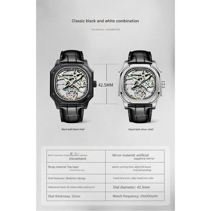 AESOP Square Luminous Mechanical Watch 9