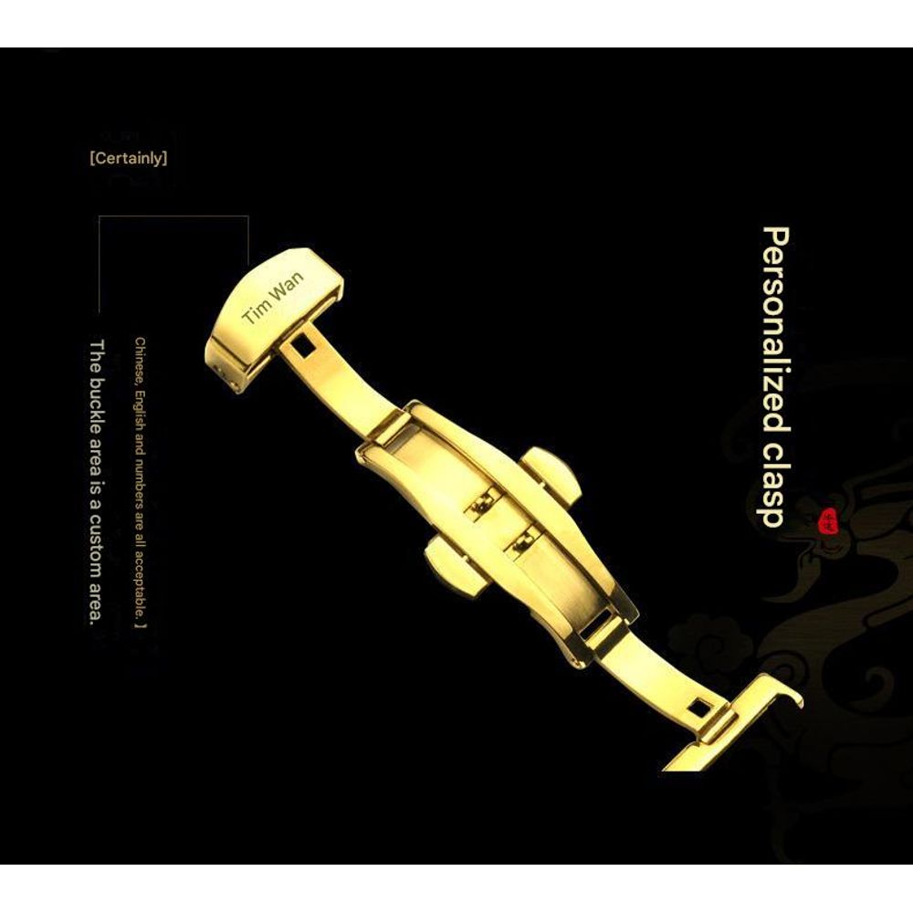 AESOP Tourbillon Ink Painting Mechanical Waterproof Men's Watch 4