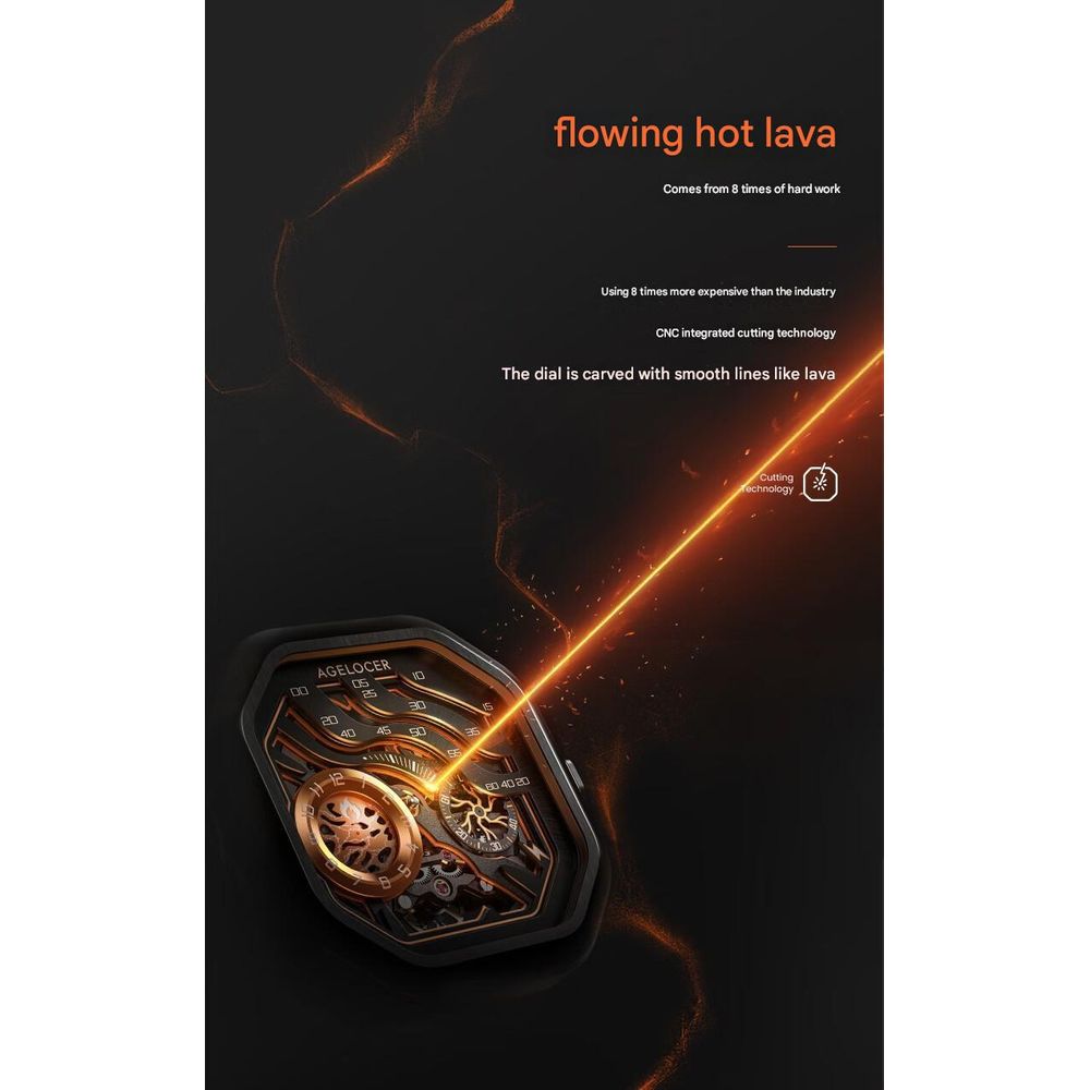 AGELOCER Automatic Mechanical Men's Watch 8