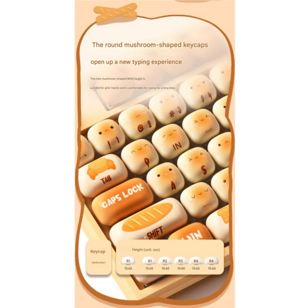 AKKO Mantou Paradise Wireless PBT Keyboard 3