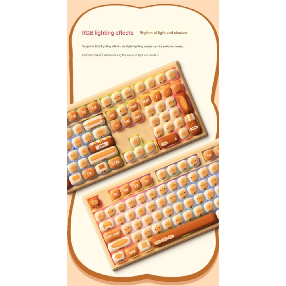 AKKO Mantou Paradise Wireless PBT Keyboard 5