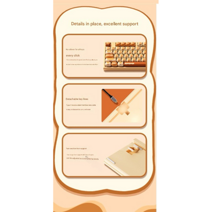 AKKO Mantou Paradise Wireless PBT Keyboard 8