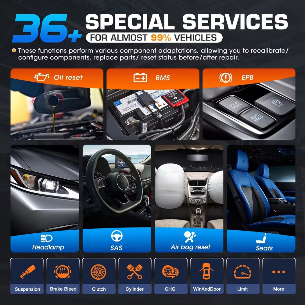 AUTEL MK908 Fault Diagnostic Instrument Detector 6