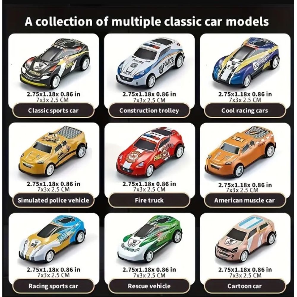 Alloy Mini Racing Car Model Set 48 Cars 5