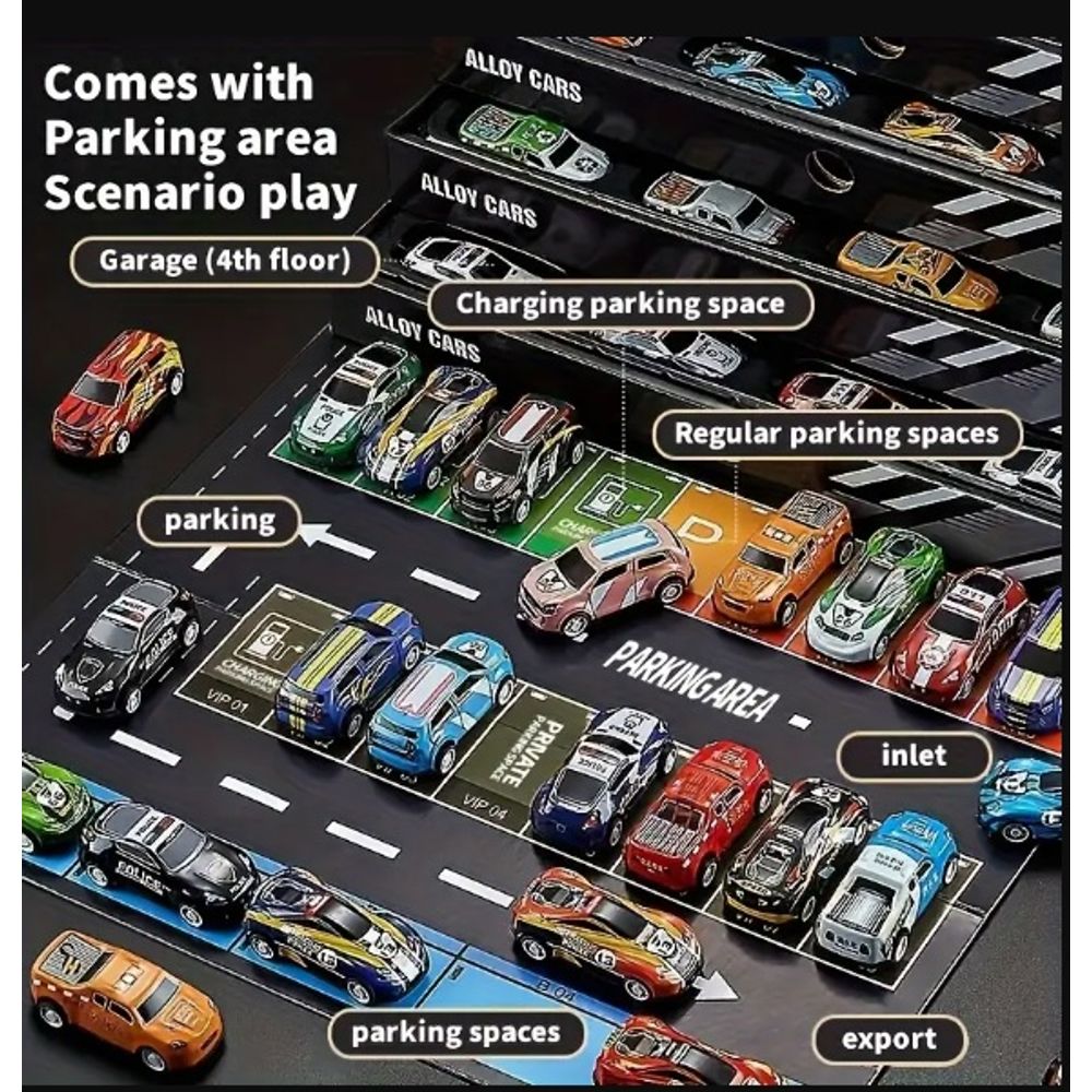 Alloy Mini Racing Car Model Set 48 Cars 8