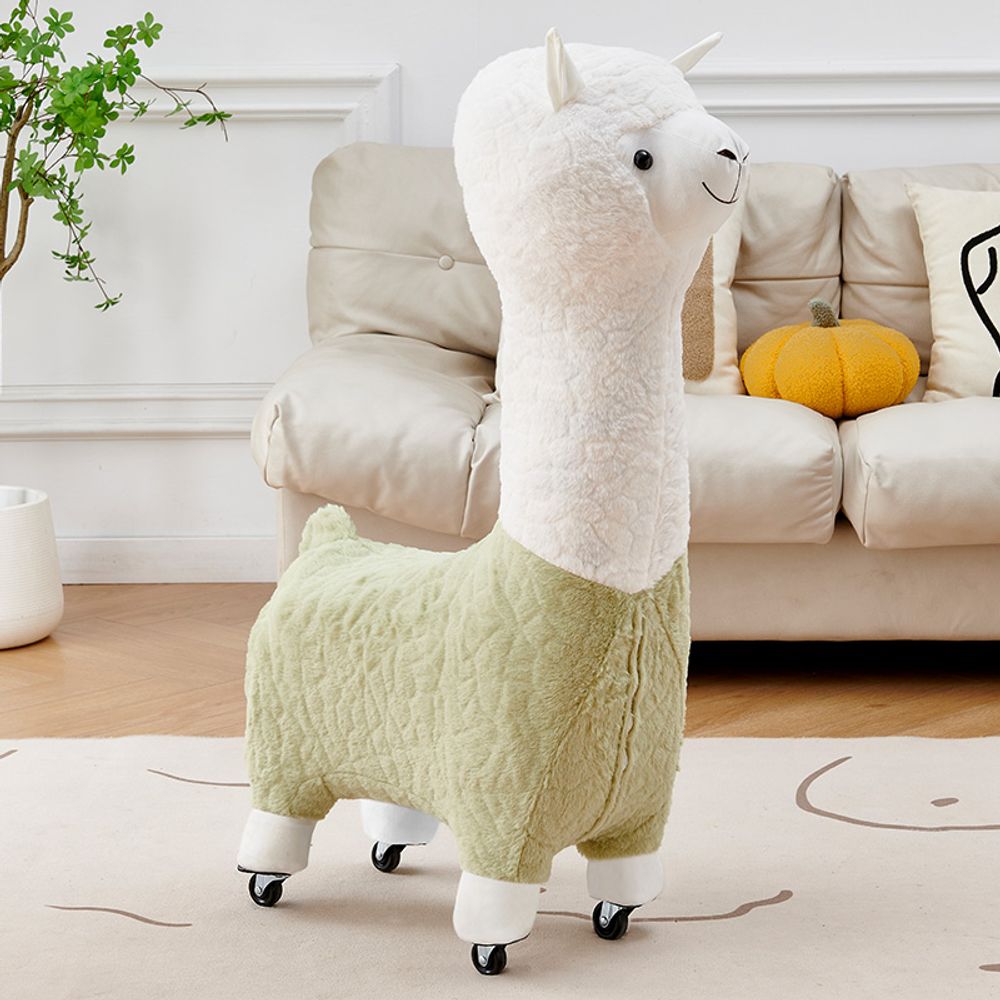 Alpaca Children Cartoon Small Animal Stool 3