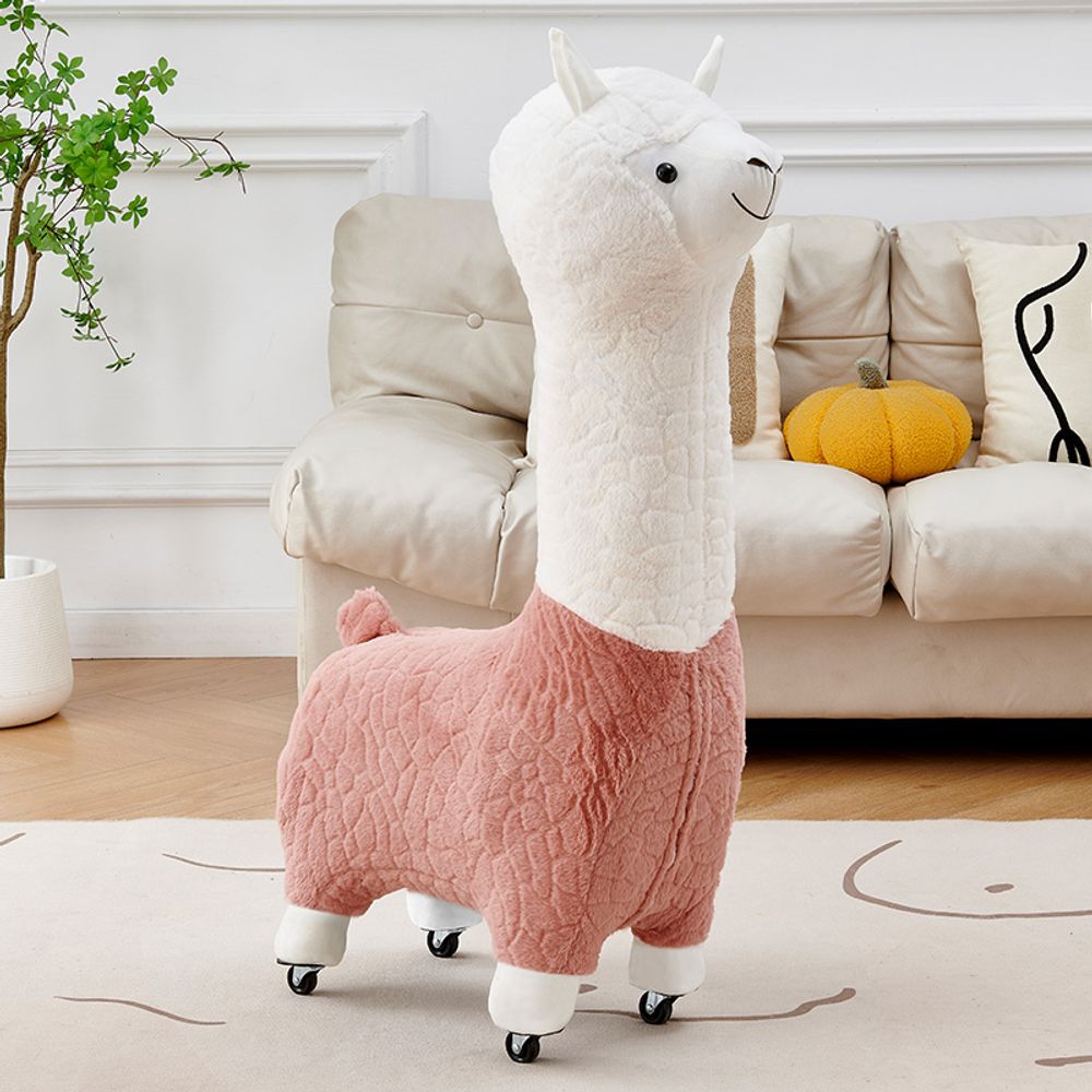 Alpaca Children Cartoon Small Animal Stool 4