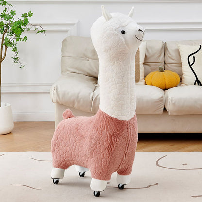 Alpaca Children Cartoon Small Animal Stool 4