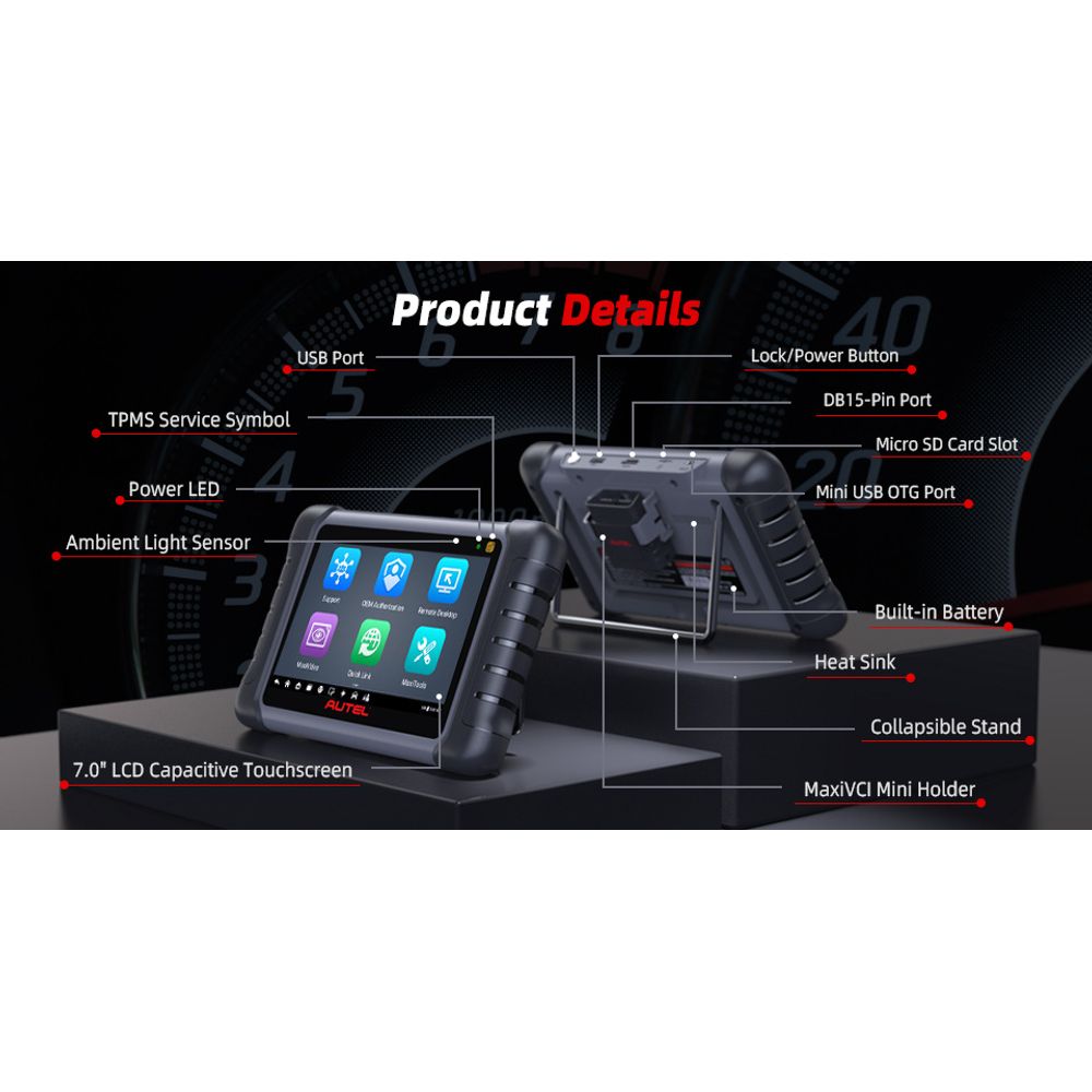 Autel MK808S Automobile Fault Diagnosis Detector Instrument 6