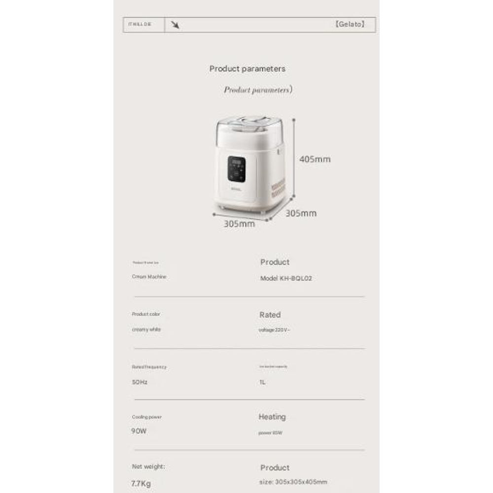 Automatic Home Ice Cream Maker 10