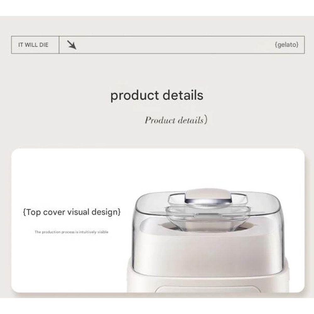 Automatic Home Ice Cream Maker 8