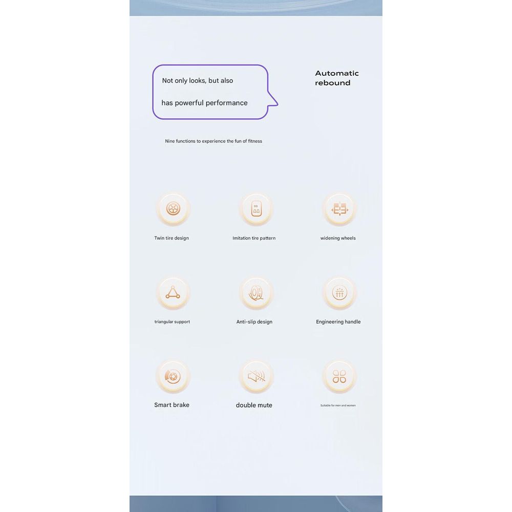 Automatic Rebound Abdominal Wheel 8