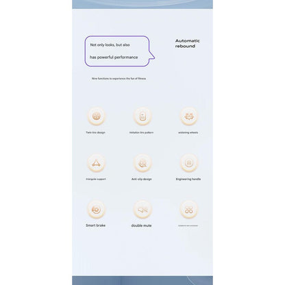 Automatic Rebound Abdominal Wheel 8