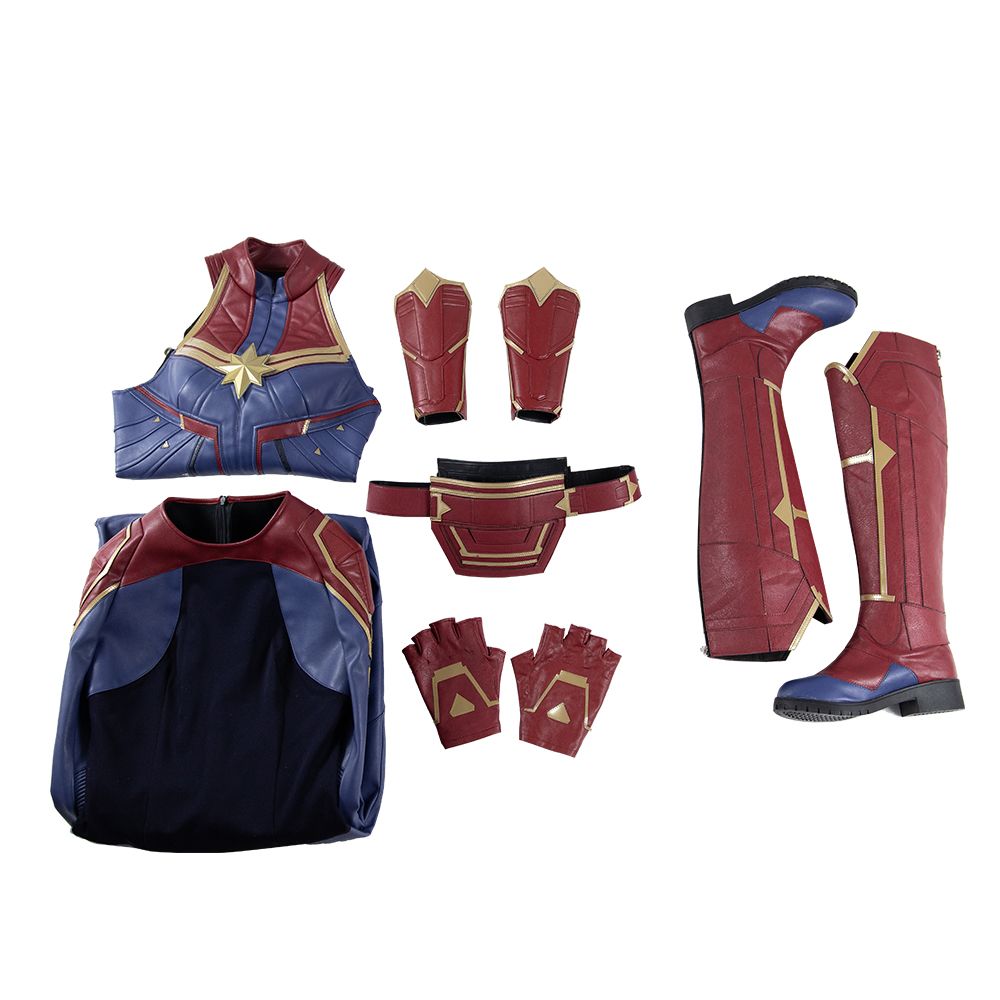 Avengers Endgame Captain Marvel Cosplay Costume 4