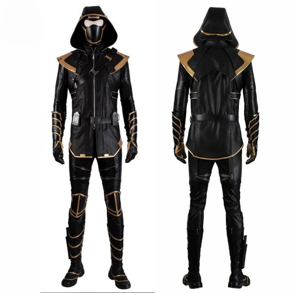 Avengers Endgame Hooded Ronnin Hawkeye Cosplay Costume 2