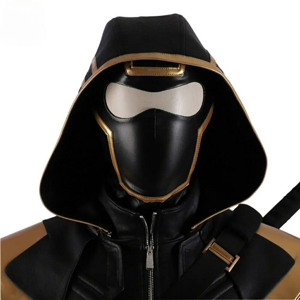 Avengers Endgame Hooded Ronnin Hawkeye Cosplay Costume 5