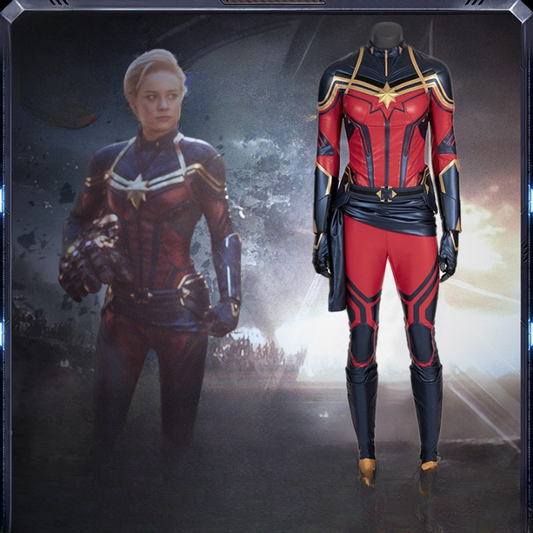 Avengers Endgame Upgraded Captain Marvel Cosplay Costume 1