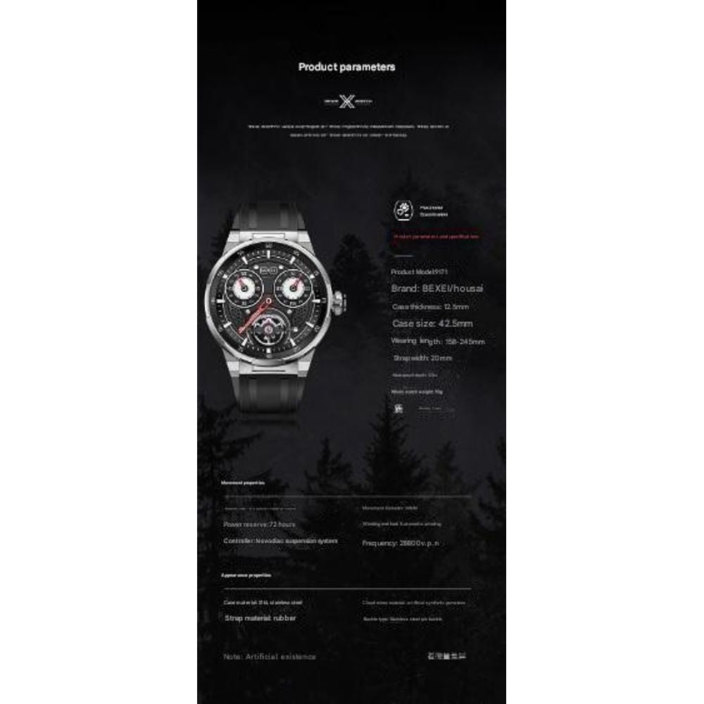 BEXEI Multi Function Waterproof Clown Watch 9