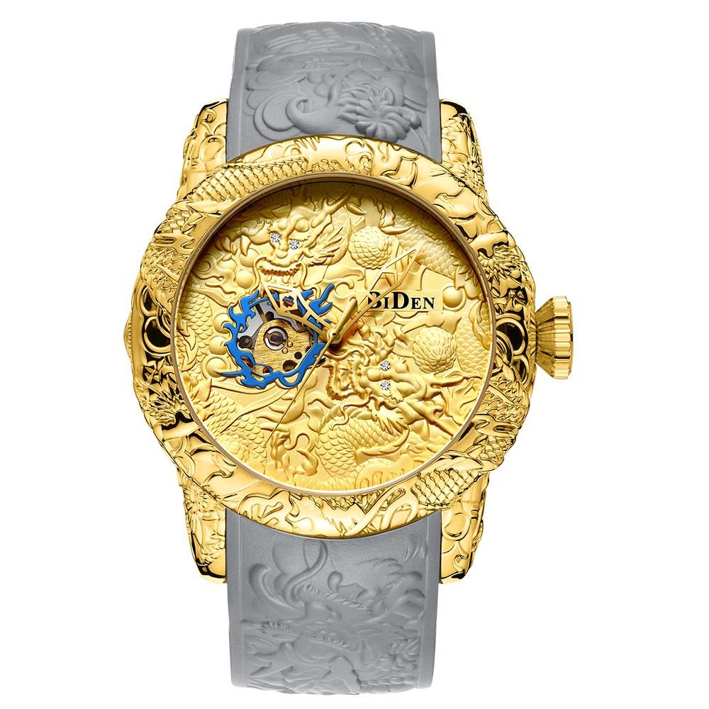BIDEN Dragon Pattern Wristwatch 1