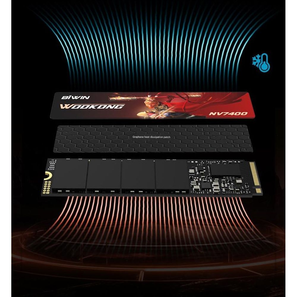 BIWIN NV7400 512GB NVMe Protocol M.2 PCIe4.0 SSD 5