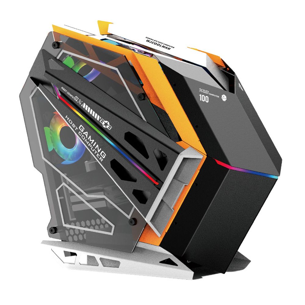 Battleship PC Gaming M-ATX CPU Cabinet Case 1