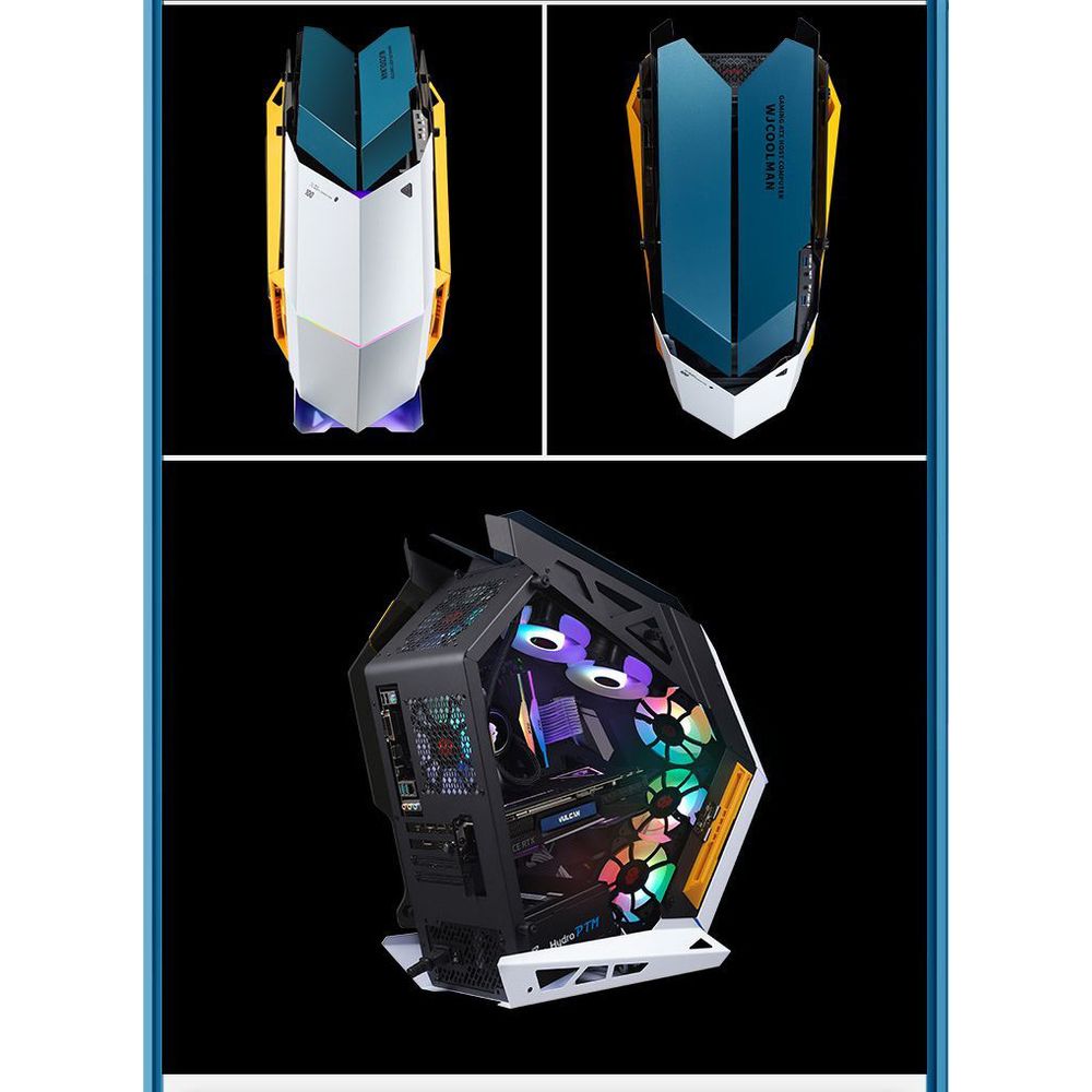 Battleship PC Gaming M-ATX CPU Cabinet Case 8