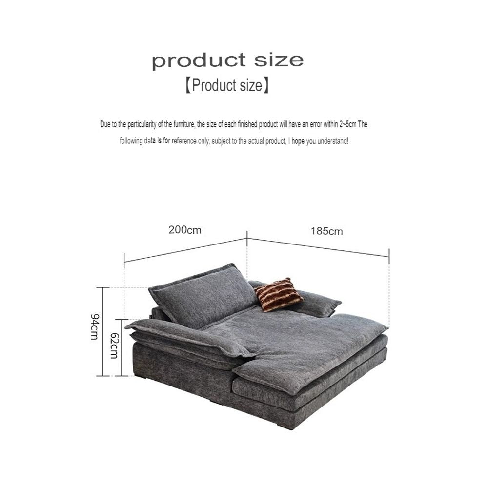 Chenille Fabric Compressed Sofa Bed 9