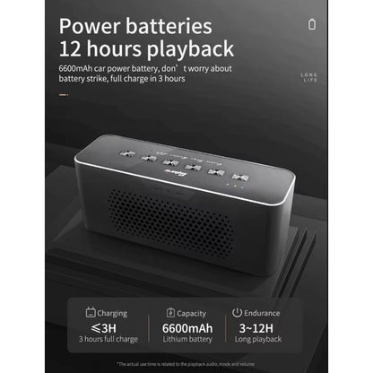 Cyboris Al 80W Smart Metal Subwoofer Wireless Speaker 3