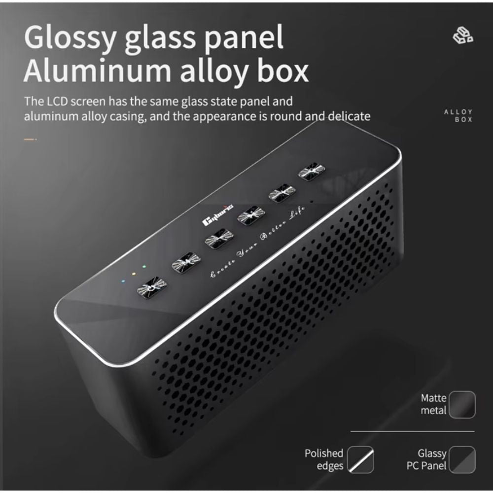 Cyboris Al 80W Smart Metal Subwoofer Wireless Speaker 4