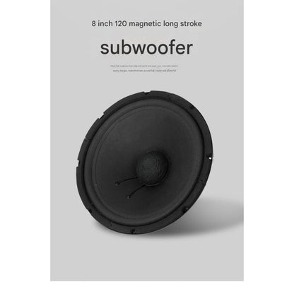 D-8 KTV Bluetooth Wooden Surround Speakers Full Set 5