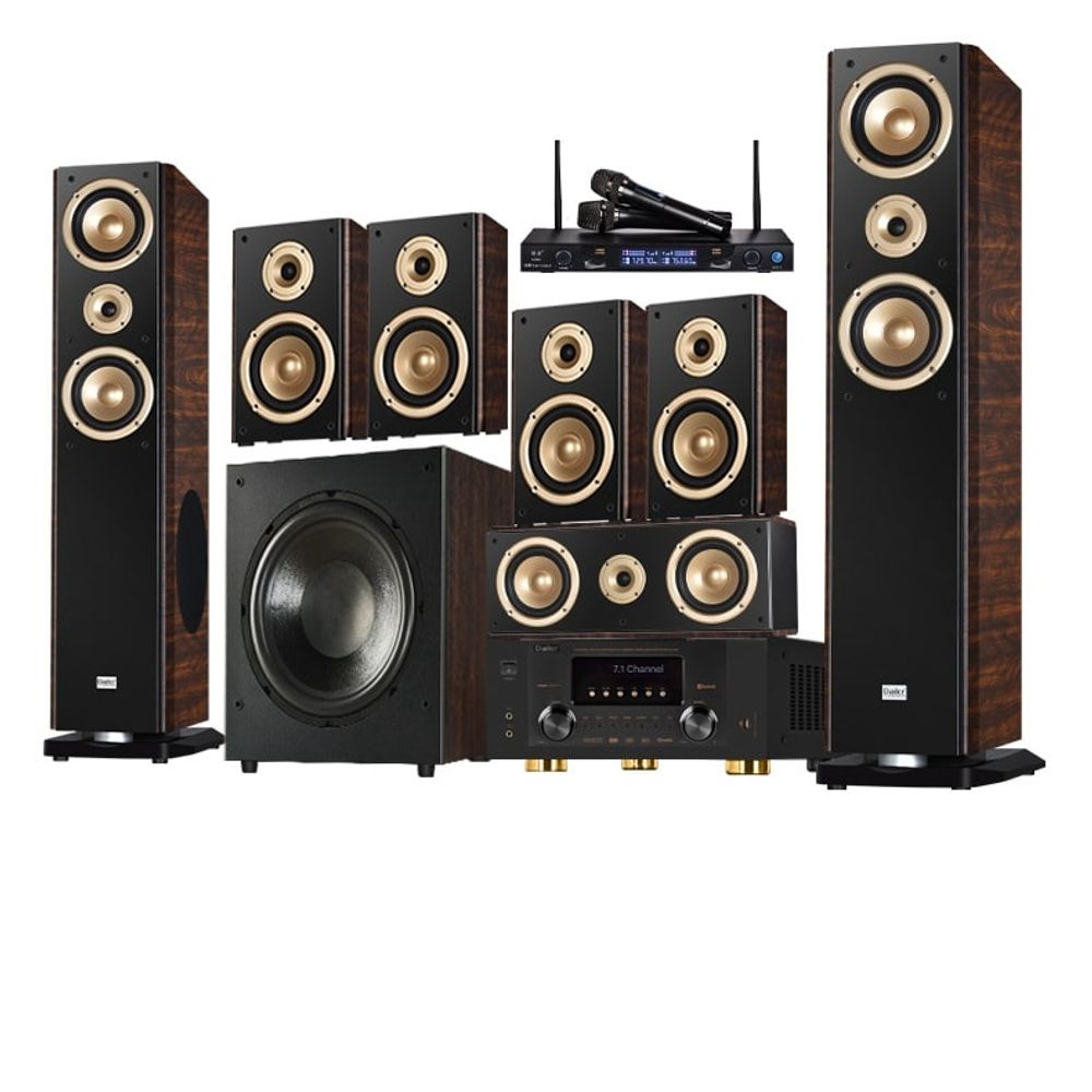 DTS Dolby Surround Karaoke Speaker Home Theater Set With Amplifier 1
