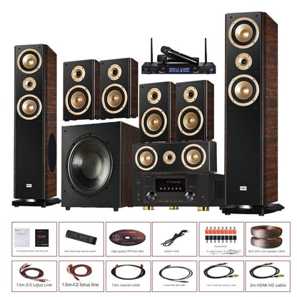 DTS Dolby Surround Karaoke Speaker Home Theater Set With Amplifier 3