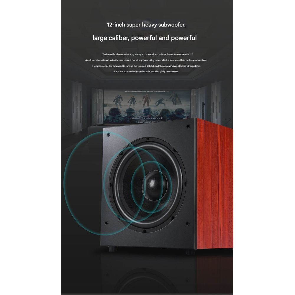 DTS Dolby Surround Karaoke Speaker Home Theater Set With Amplifier 7