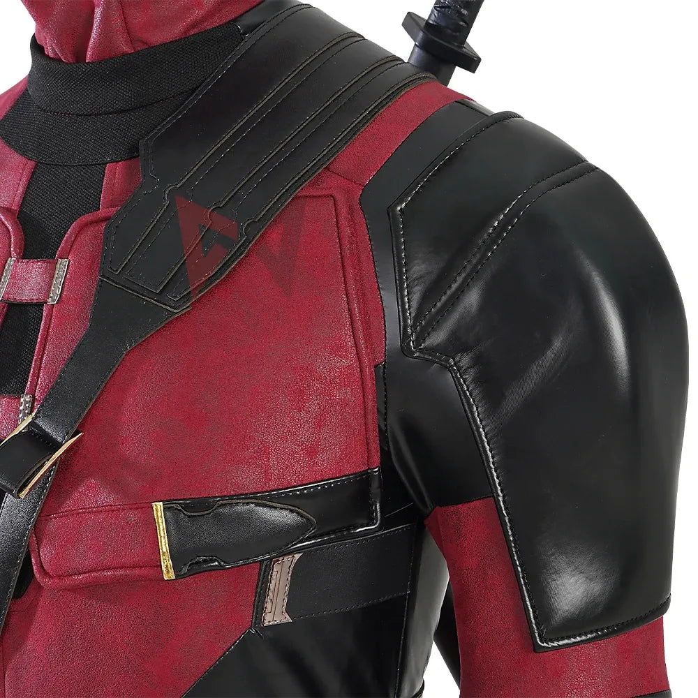 Deadpool 3 Deadpool Full Suit Cosplay Costume 5