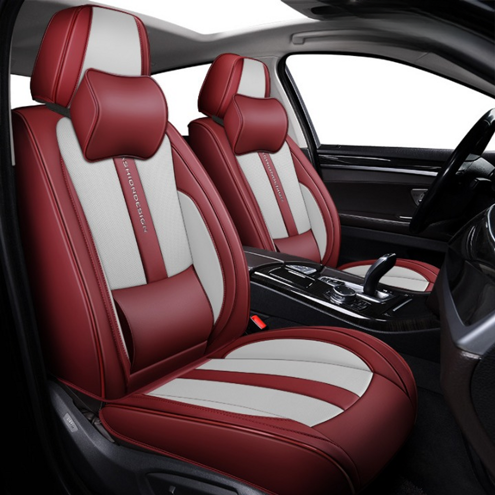 Deluxe Edition Full Leather Car Seat Cover 5