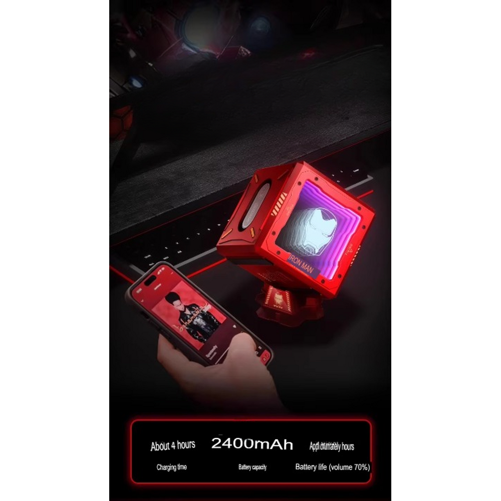 Disney Marvel Heavy Bass Wireless Speaker 7