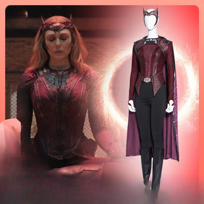Doctor Strange Multiverse Wanda Scarlet Witch Cosplay Costume 1