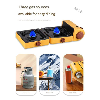 Double Head Folding Camping Stove 3